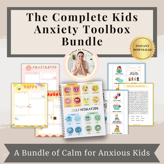 Kids Anxiety Toolbox Bundle (Free Today)