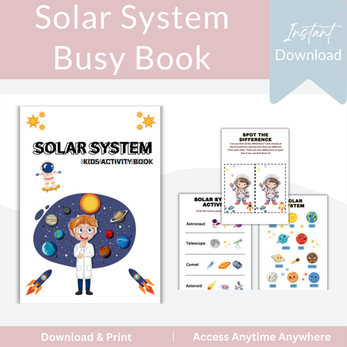 Solar System Busy Book